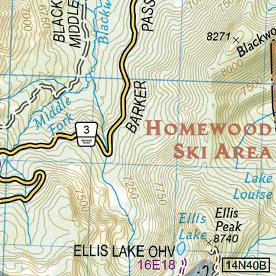 1008 PCT Sierra Nevada North (map 05) Preview 3