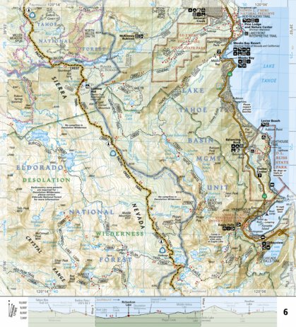1008 PCT Sierra Nevada North (map 06) Preview 1