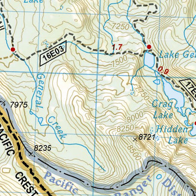 1008 PCT Sierra Nevada North (map 06) Preview 2