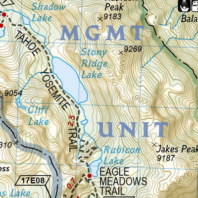 1008 PCT Sierra Nevada North (map 06) Preview 3