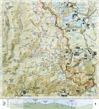 1008 PCT Sierra Nevada North (map 01) Preview 1