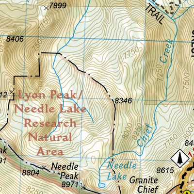 1008 PCT Sierra Nevada North (map 04) Preview 3