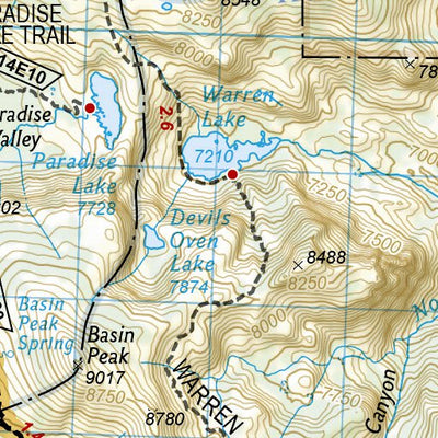 1008 PCT Sierra Nevada North (map 03) Preview 3