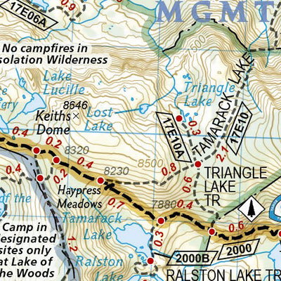 1008 PCT Sierra Nevada North (map 07) Preview 2