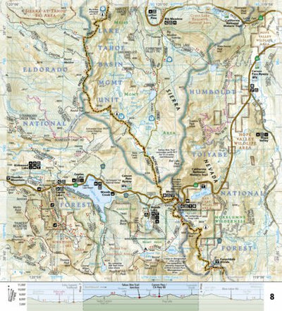 1008 PCT Sierra Nevada North (map 08) Preview 1