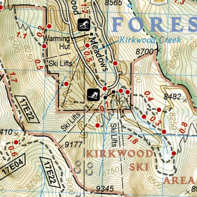 1008 PCT Sierra Nevada North (map 08) Preview 3