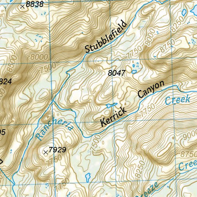 1008 PCT Sierra Nevada North (map 13) Preview 3