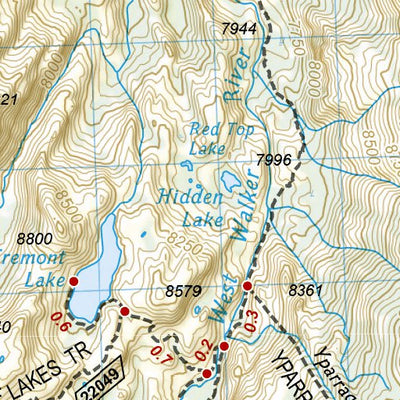 1008 PCT Sierra Nevada North (map 12) Preview 3
