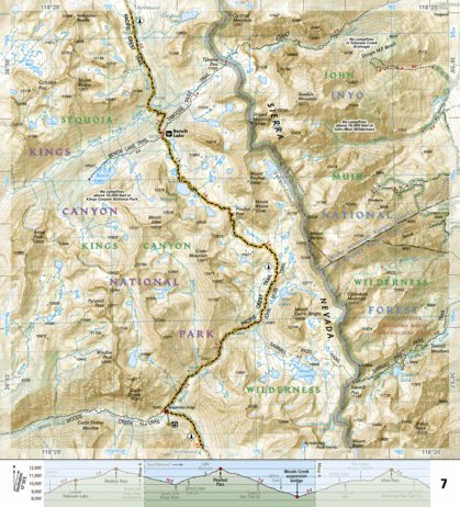 1009 PCT Sierra Nevada South (map 07) Preview 1