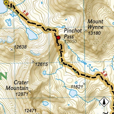 1009 PCT Sierra Nevada South (map 07) Preview 2
