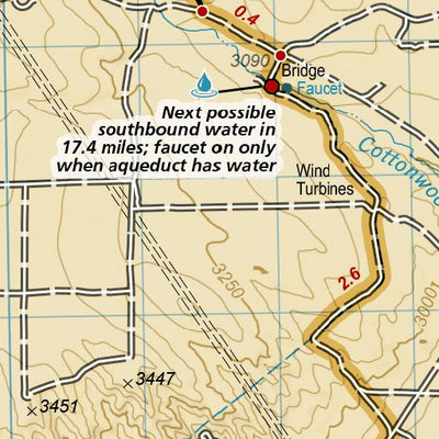 1010 PCT Scodie, Piute, and Tehachapi Mtns (map 09) Preview 3