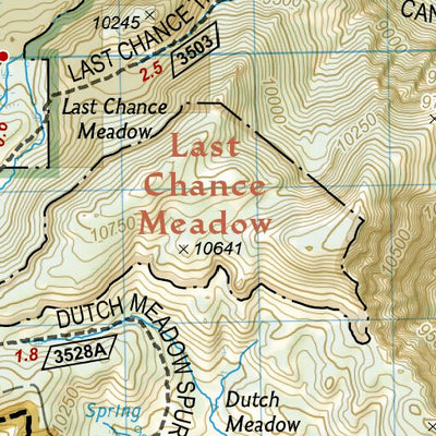 1009 PCT Sierra Nevada South (map 11) Preview 3