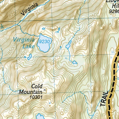 1008 PCT Sierra Nevada North (map 14) Preview 2