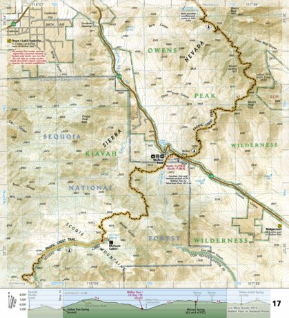 1009 PCT Sierra Nevada South (map 17) Preview 1