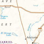 1010 PCT Scodie, Piute, and Tehachapi Mtns (map 00) Preview 2