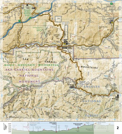 1011 PCT San Gabriel and Sand Dernardino Mtns (map 02) Preview 1