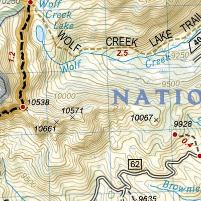 1008 PCT Sierra Nevada North (map 11) Preview 2