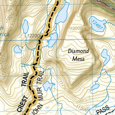 1009 PCT Sierra Nevada South (map 09) Preview 2
