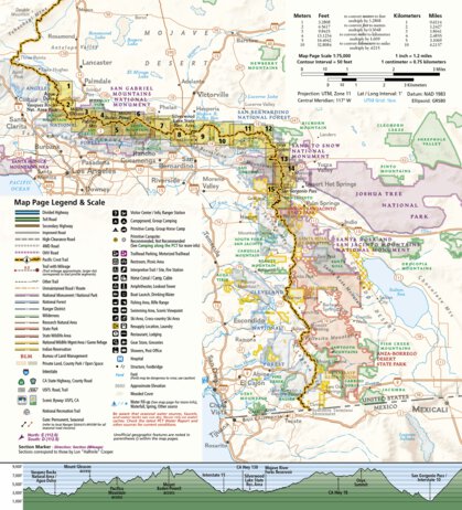 1011 PCT San Gabriel and Sand Dernardino Mtns (map 00) Preview 1