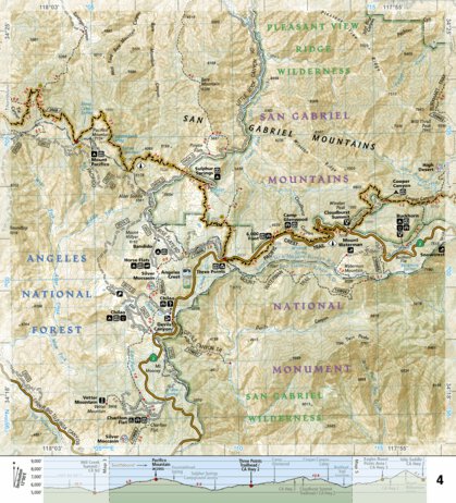 1011 PCT San Gabriel and Sand Dernardino Mtns (map 04) Preview 1