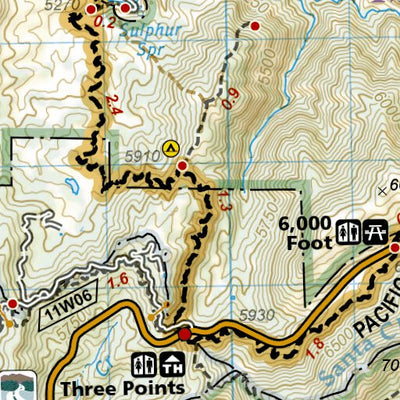 1011 PCT San Gabriel and Sand Dernardino Mtns (map 04) Preview 2