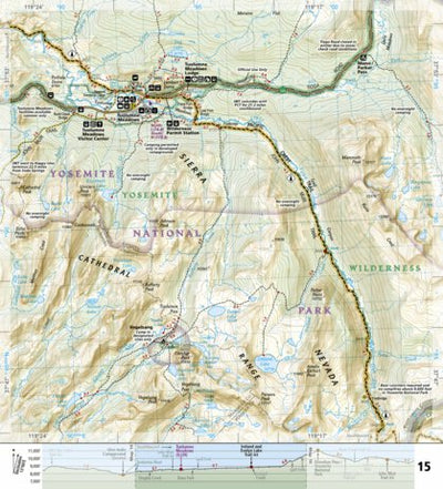 1008 PCT Sierra Nevada North (map 15) Preview 1