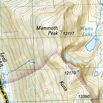 1008 PCT Sierra Nevada North (map 15) Preview 3