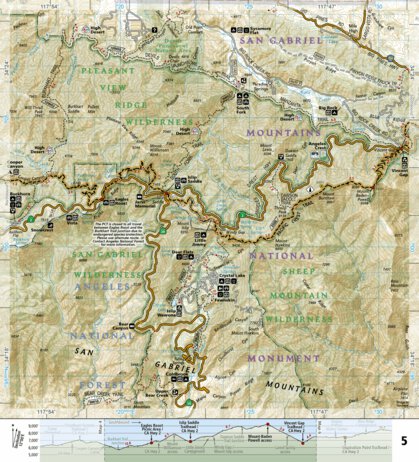 1011 PCT San Gabriel and Sand Dernardino Mtns (map 05) Preview 1