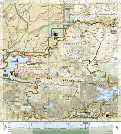 1011 PCT San Gabriel and Sand Dernardino Mtns (map 09) Preview 1