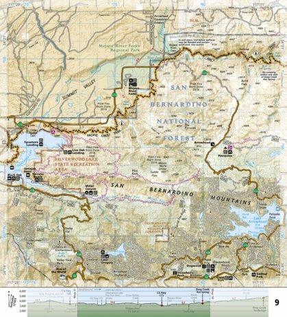 1011 PCT San Gabriel and Sand Dernardino Mtns (map 09) Preview 1
