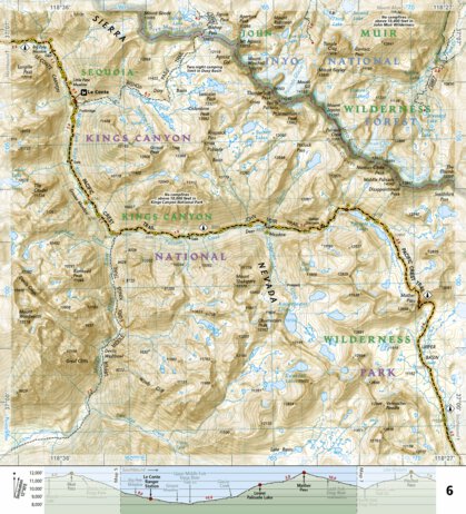 1009 PCT Sierra Nevada South (map 06) Preview 1