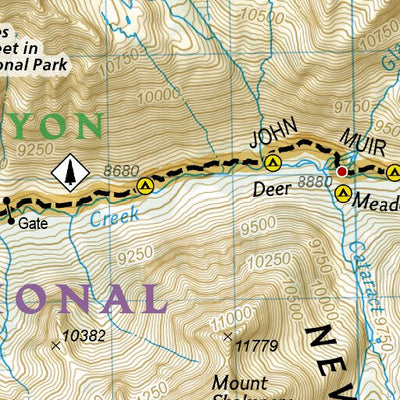1009 PCT Sierra Nevada South (map 06) Preview 2