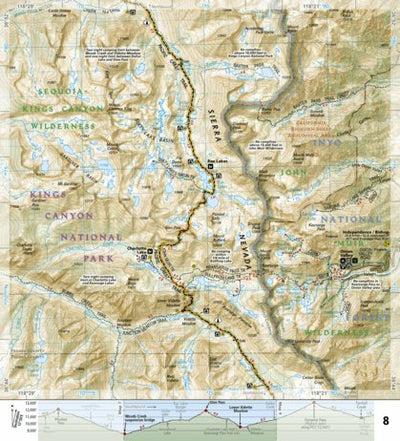 1009 PCT Sierra Nevada South (map 08) Preview 1