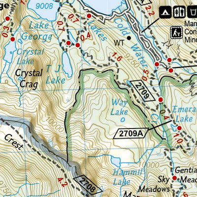 1008 PCT Sierra Nevada North (map 17) Preview 3
