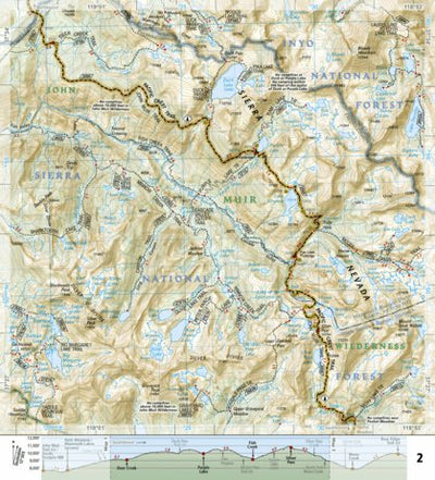 1009 PCT Sierra Nevada South (map 02) Preview 1