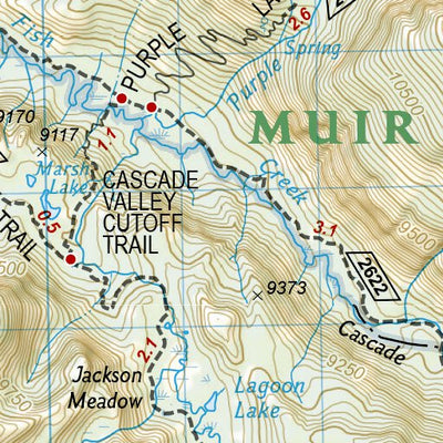 1009 PCT Sierra Nevada South (map 02) Preview 2