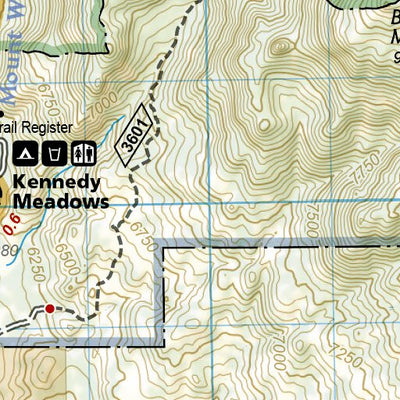 1009 PCT Sierra Nevada South (map 14) Preview 2