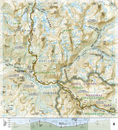 1009 PCT Sierra Nevada South (map 04) Preview 1
