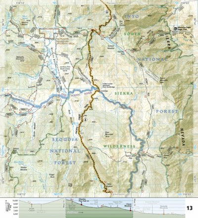 1009 PCT Sierra Nevada South (map 13) Preview 1