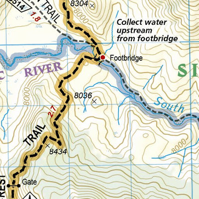 1009 PCT Sierra Nevada South (map 13) Preview 2