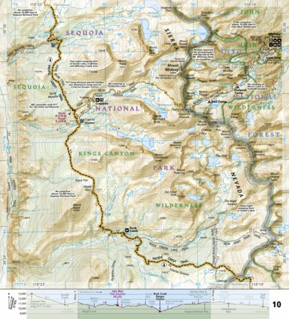 1009 PCT Sierra Nevada South (map 10) Preview 1