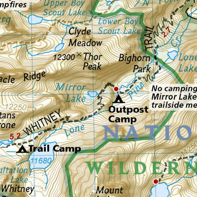 1009 PCT Sierra Nevada South (map 10) Preview 3