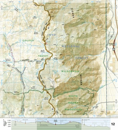1009 PCT Sierra Nevada South (map 12) Preview 1