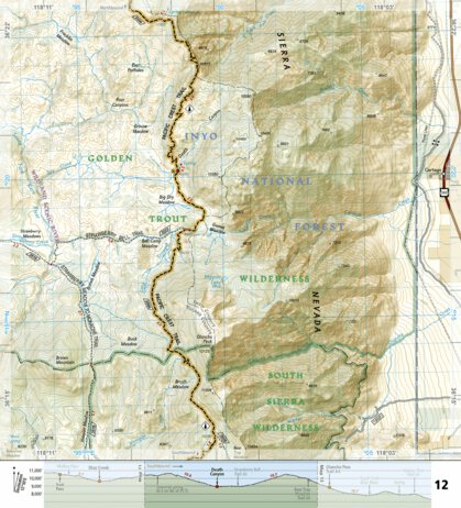 1009 PCT Sierra Nevada South (map 12) Preview 1