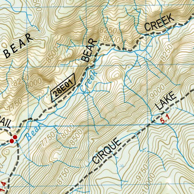 1009 PCT Sierra Nevada South (map 03) Preview 3