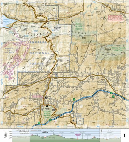 1011 PCT San Gabriel and Sand Dernardino Mtns (map 01) Preview 1