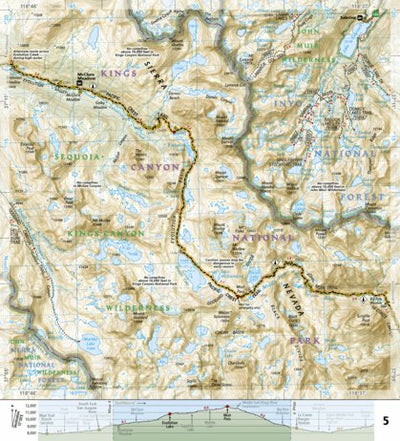 1009 PCT Sierra Nevada South (map 05) Preview 1