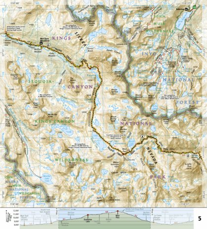 1009 PCT Sierra Nevada South (map 05) Preview 1