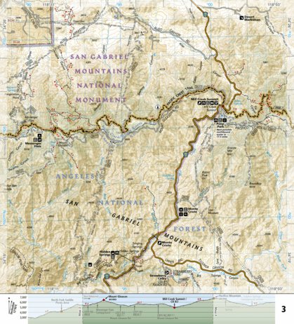1011 PCT San Gabriel and Sand Dernardino Mtns (map 03) Preview 1