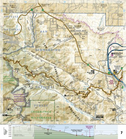 1011 PCT San Gabriel and Sand Dernardino Mtns (map 07) Preview 1